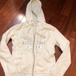 white aeropostale jacket